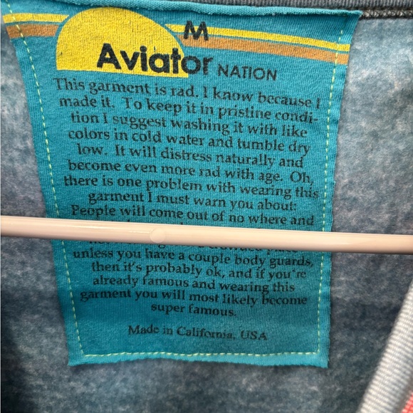 NWT Aviator Nation Tulum pullover sweatshirt - M - Picture 4 of 7